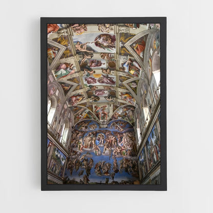 ap-sistine chapel-4 cadre Noir