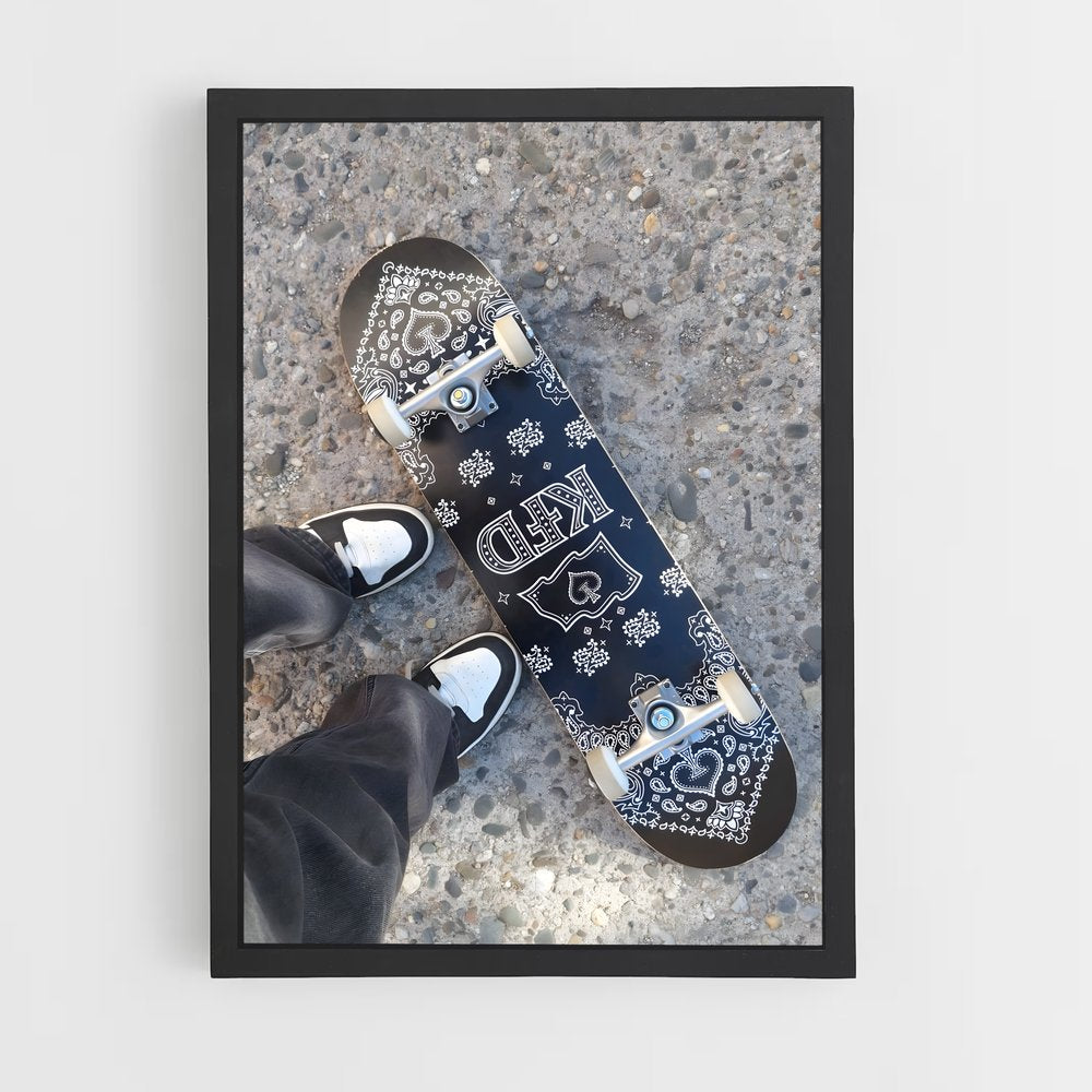 ap-skateboard-4 cadre Noir