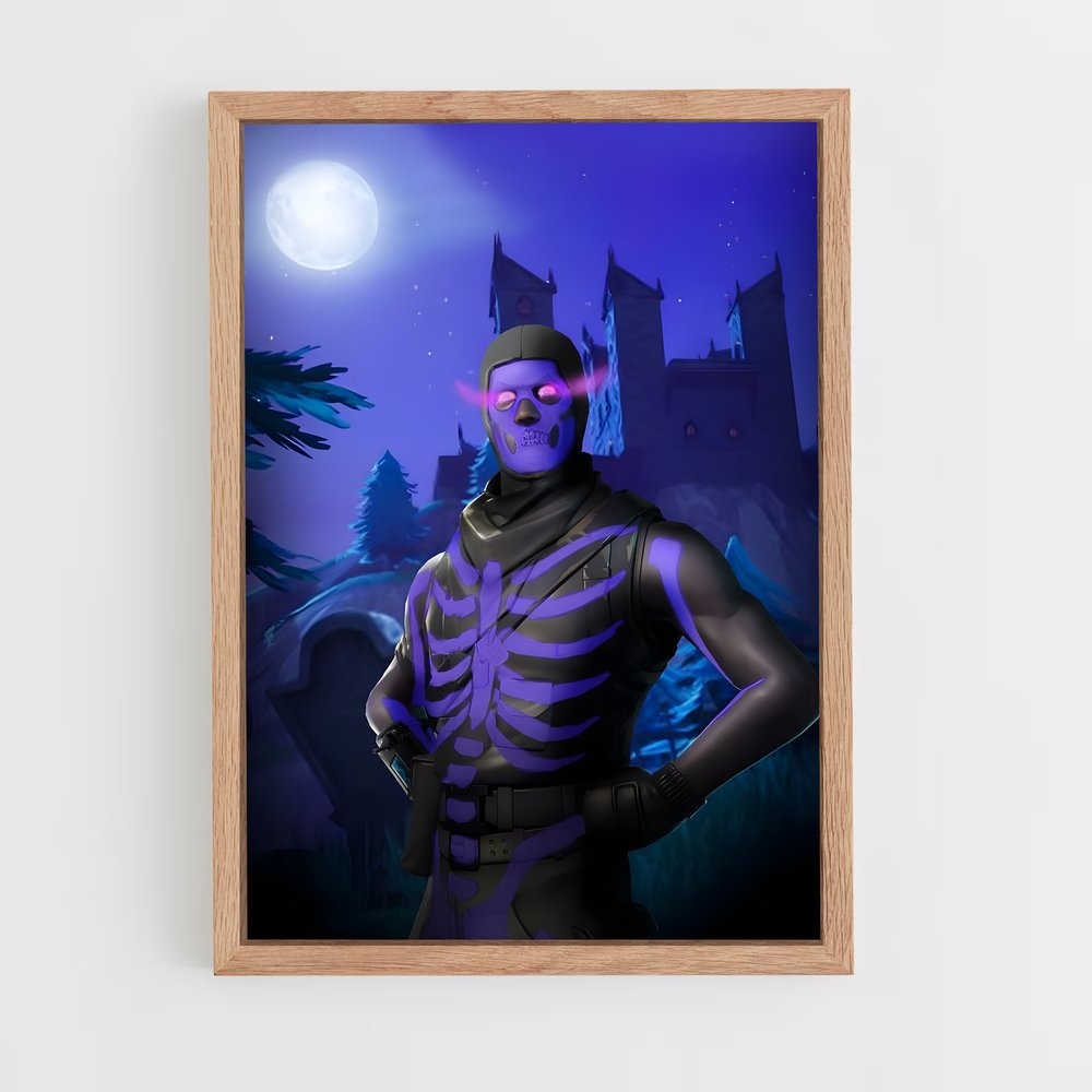 ap-skull trooper-3 cadre Bois clair