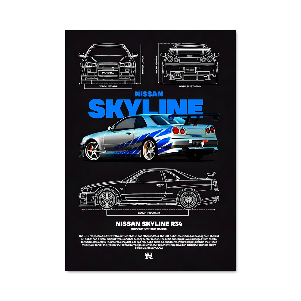 Poster Skyline Legends