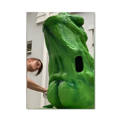 Poster Sculpture Émeraude