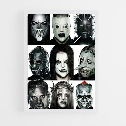 ap-slipknot-11 cadre Blanc