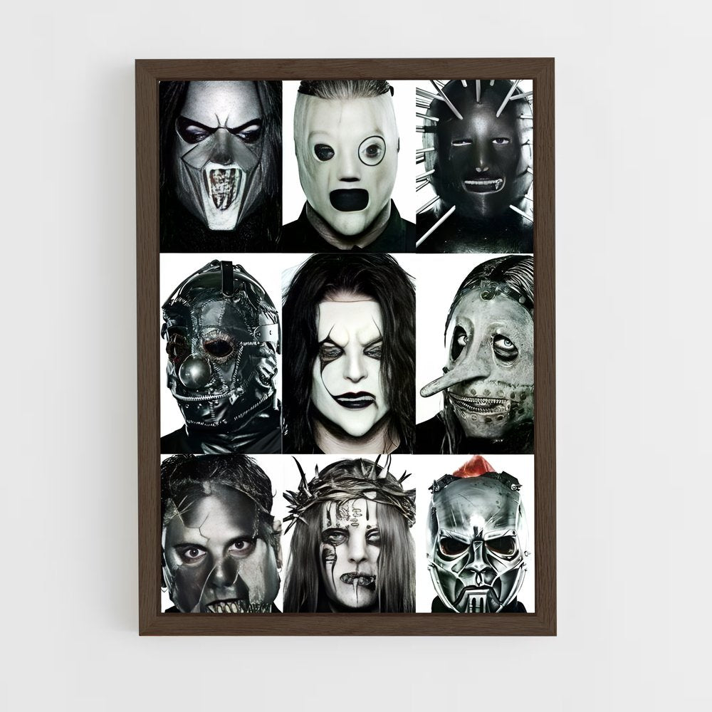 ap-slipknot-11 cadre Bois foncé