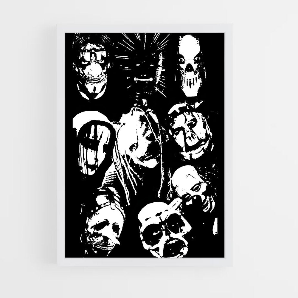 ap-slipknot-13 cadre Blanc