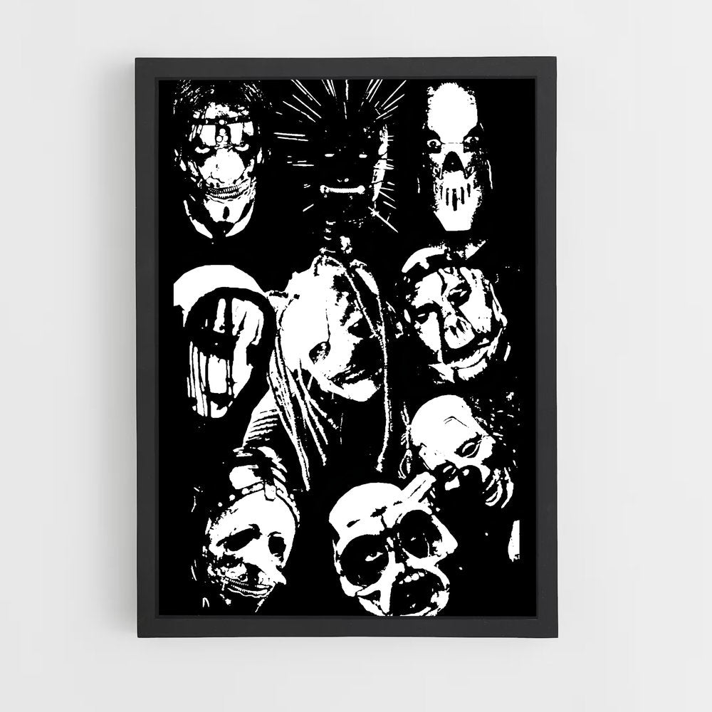 ap-slipknot-13 cadre Noir