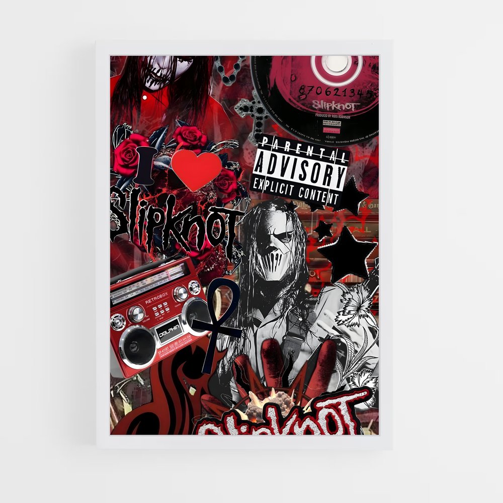 ap-slipknot-14 cadre Blanc