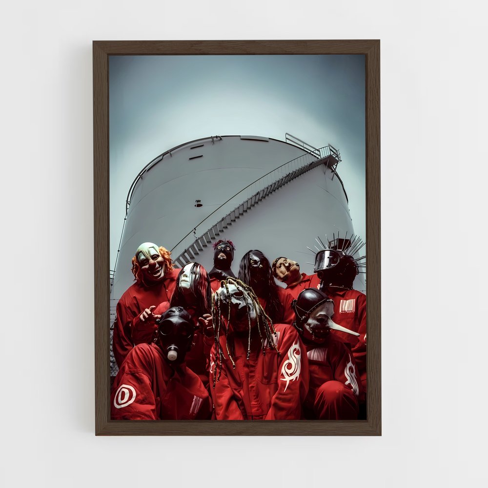 ap-slipknot-3 cadre Bois foncé