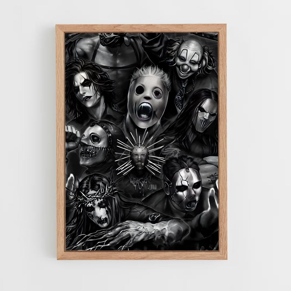 ap-slipknot-4 cadre Bois clair