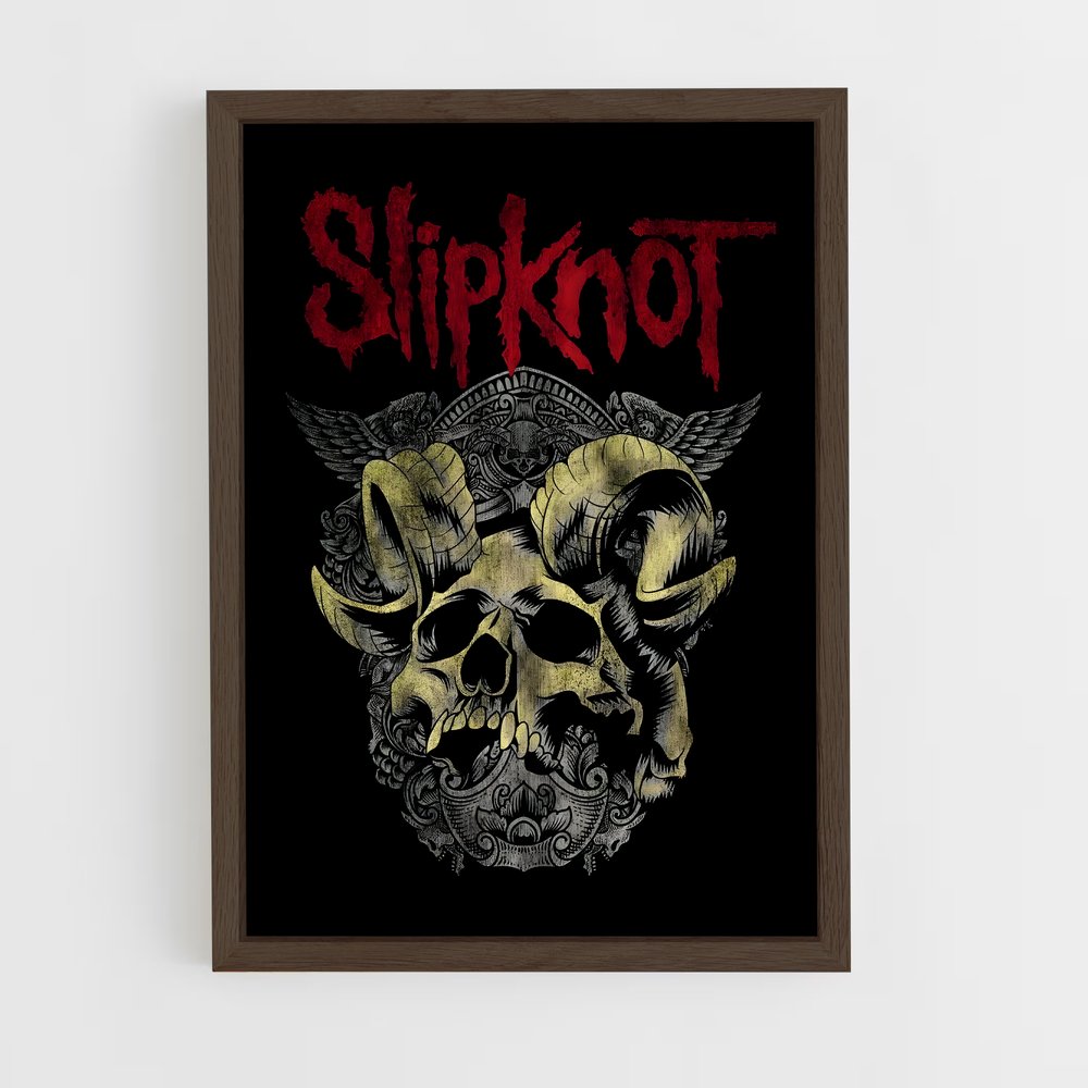 ap-slipknot-6 cadre Bois foncé