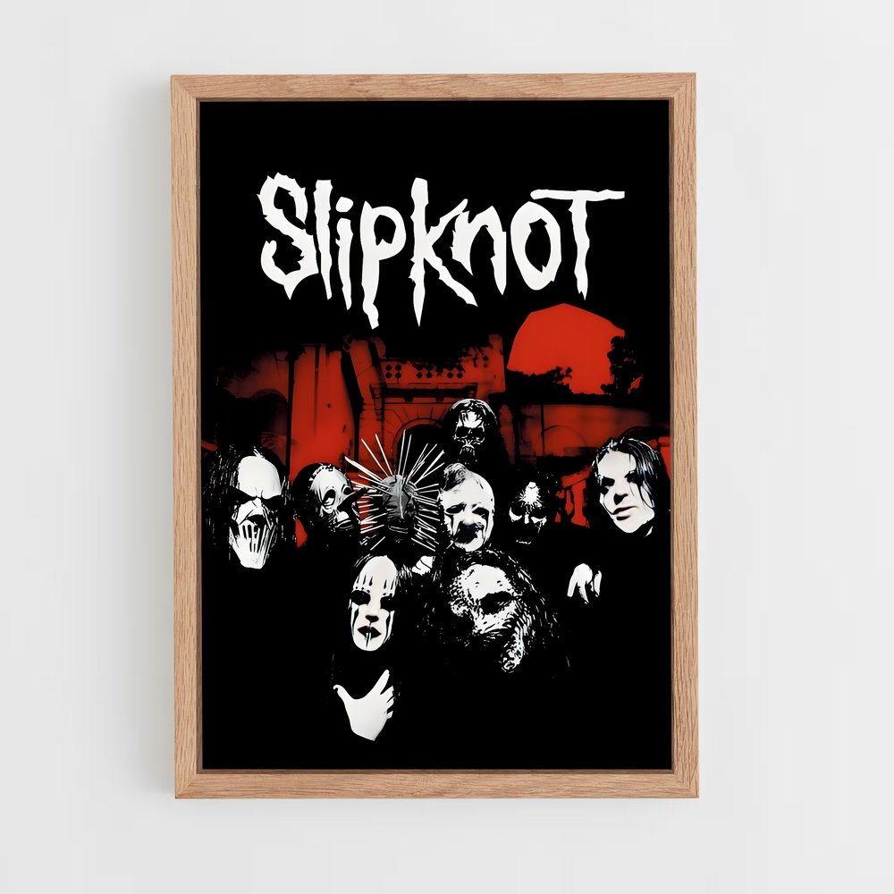 ap-slipknot-9 cadre Bois clair