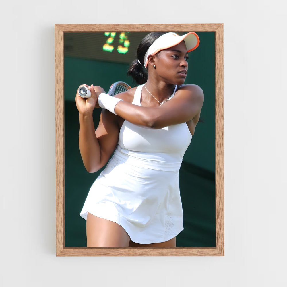 ap-sloane stephens-2 cadre Bois clair