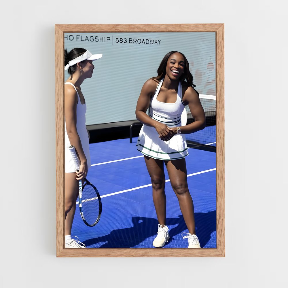 ap-sloane stephens-3 cadre Bois clair