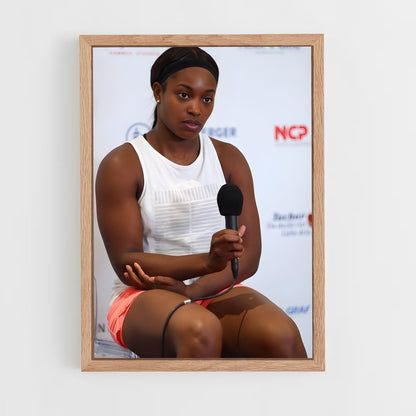 ap-sloane stephens-4 cadre Bois clair