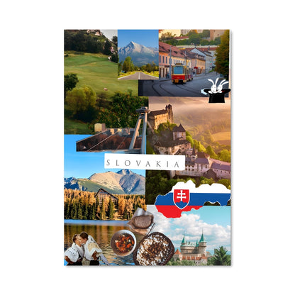 Poster Voyage à Travers la Slovaquie