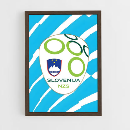 ap-slovenia national football team-2 cadre Bois foncé