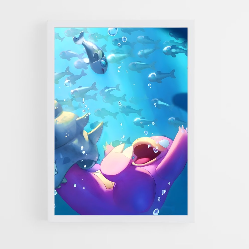 ap-slowbro-1 cadre Blanc