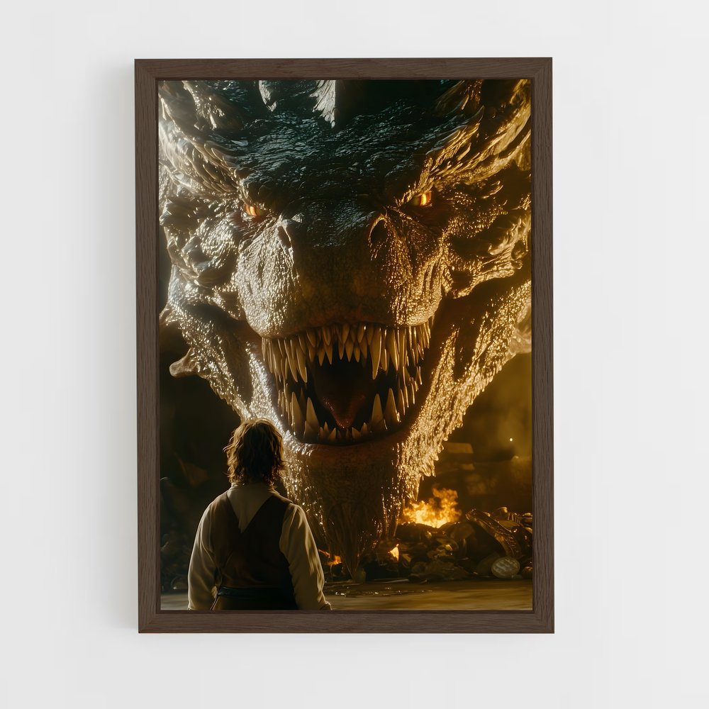 ap-smaug dragon-6 cadre Bois foncé