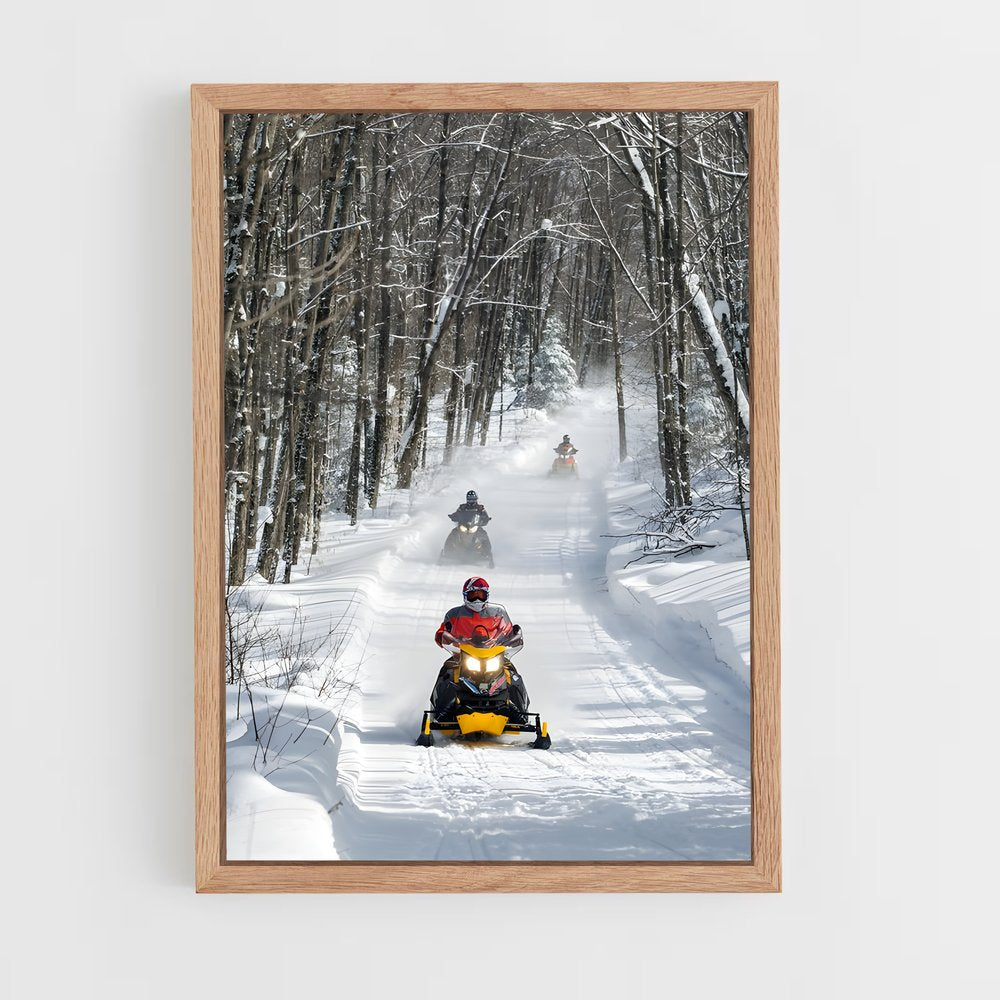 ap-snowmobiles-4 cadre Bois clair
