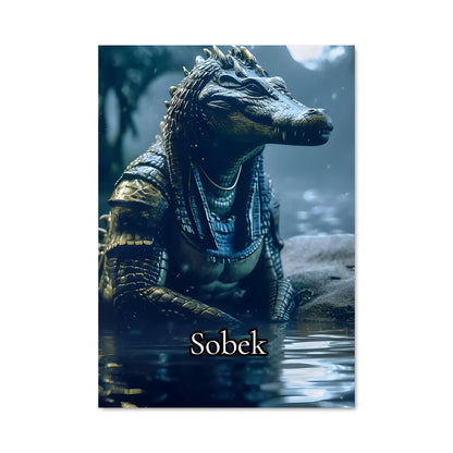 Poster Croco Lunaire