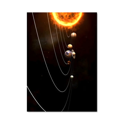 Poster Cosmos en Orbite