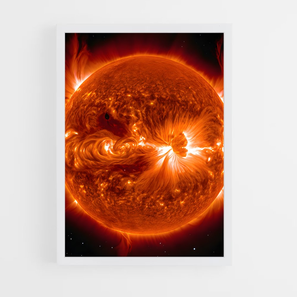 ap-solar flare-2 cadre Blanc
