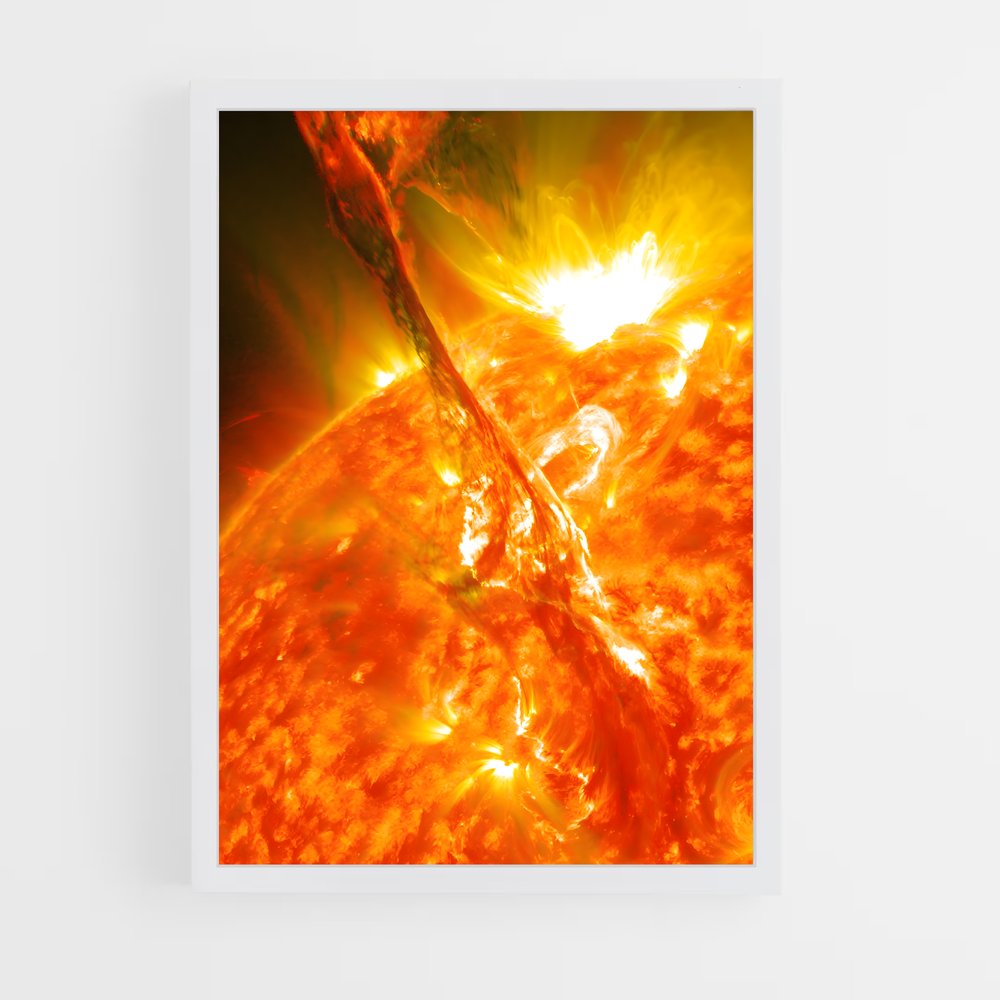 ap-solar flare-3 cadre Blanc