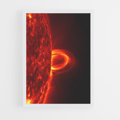 ap-solar flare-4 cadre Blanc