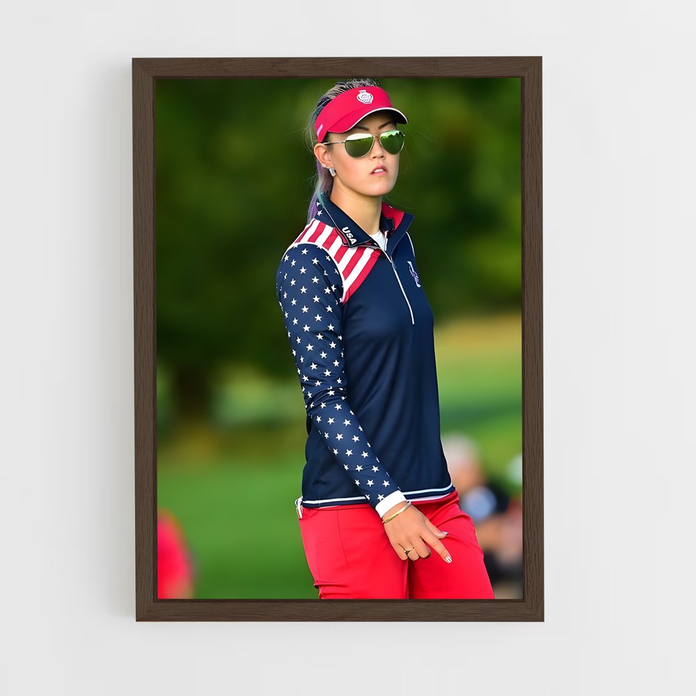 ap-solheim cup-3 cadre Bois foncé