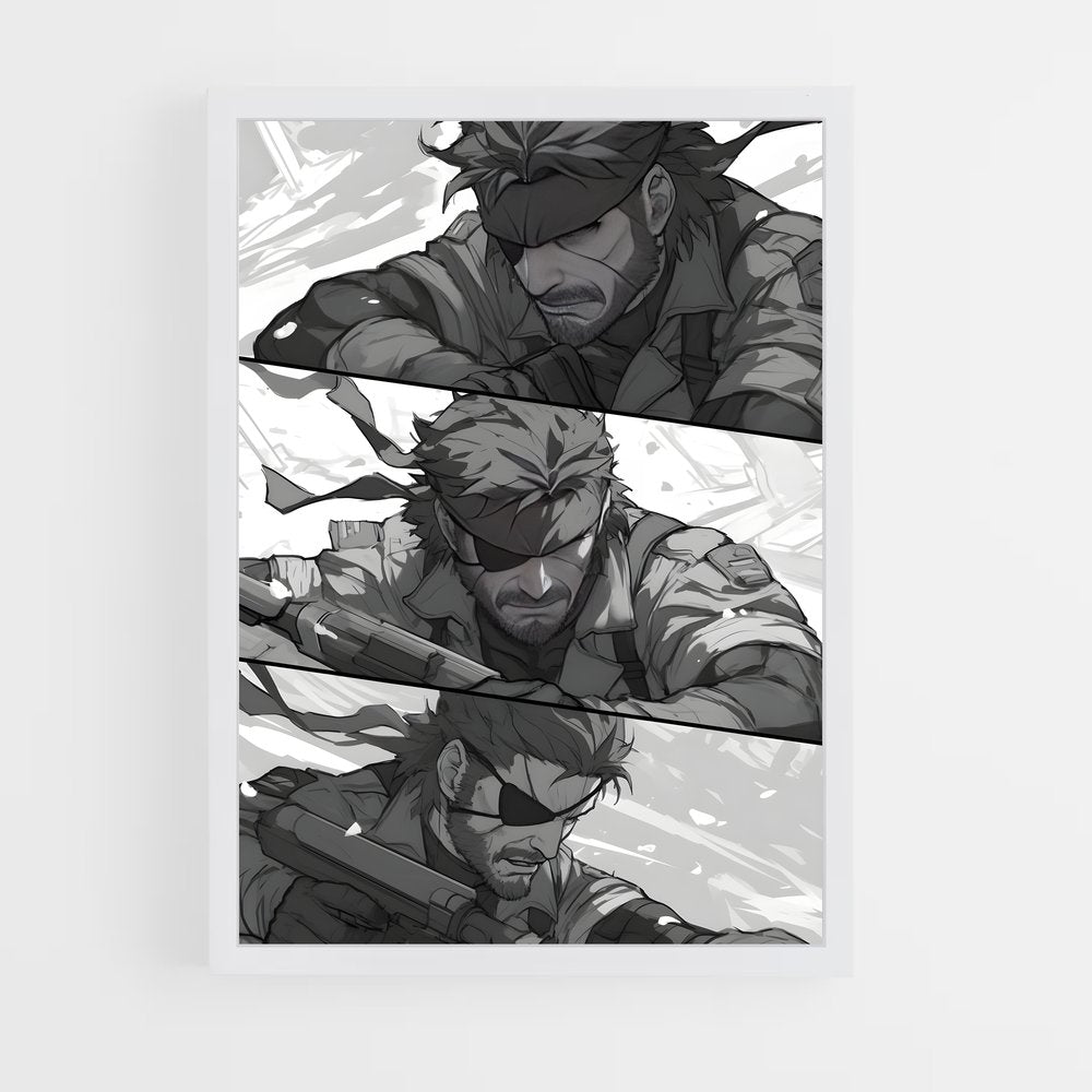 ap-solid snake-1 cadre Blanc