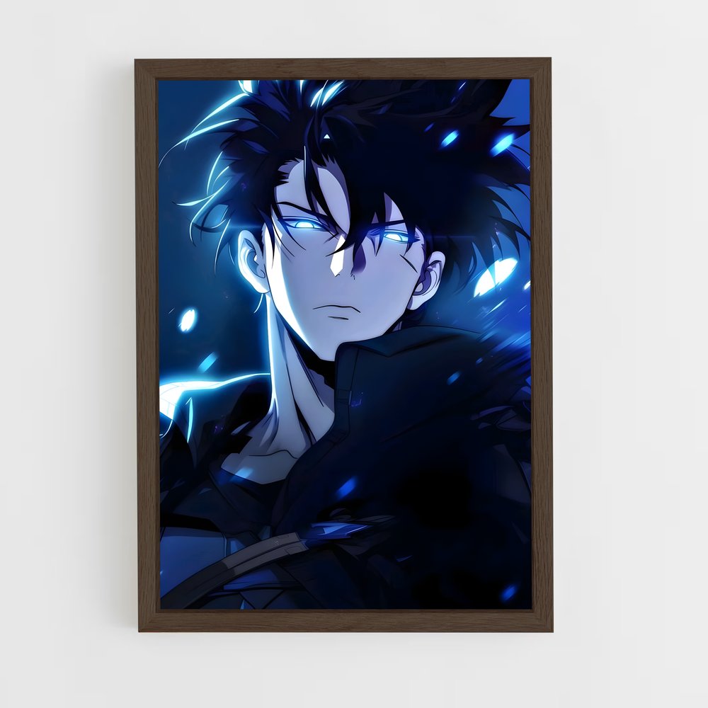 ap-solo leveling-13 cadre Bois foncé