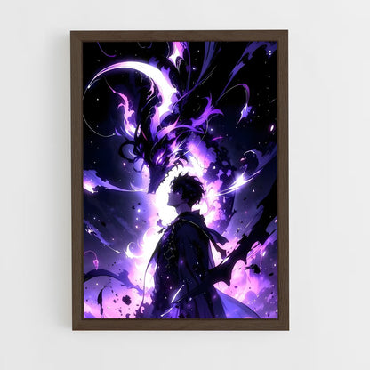ap-solo leveling-15 cadre Bois foncé