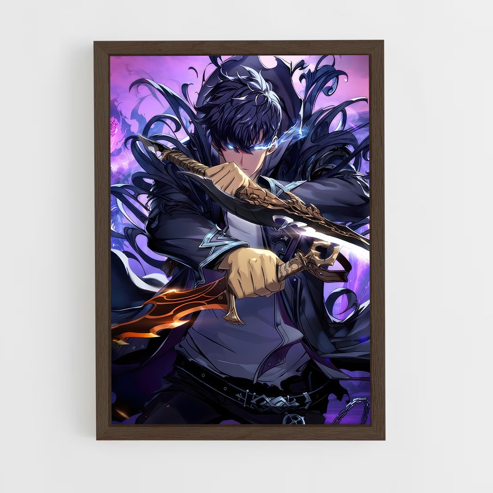 ap-solo leveling-5 cadre Bois foncé