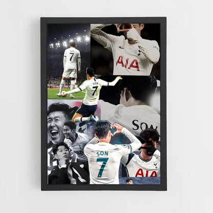 ap-son heung-min-10 cadre Noir