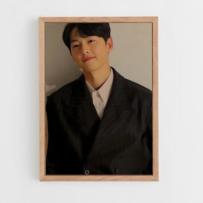 ap-song joong-ki-1 cadre Bois clair