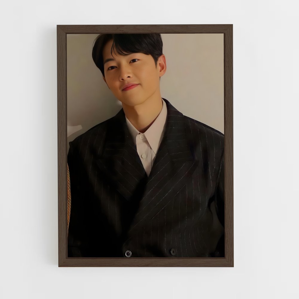 ap-song joong-ki-1 cadre Bois foncé