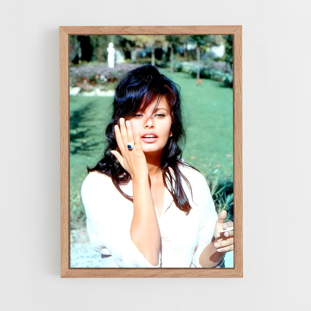 ap-sophia loren-2 cadre Bois clair