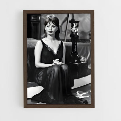ap-sophia loren-3 cadre Bois foncé