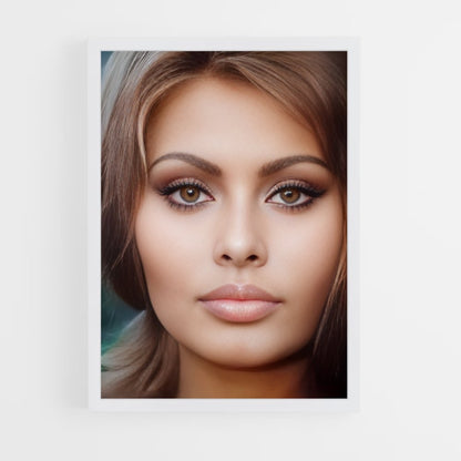 ap-sophia loren-6 cadre Blanc