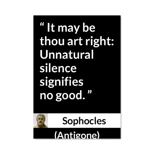 Poster Lumière de Sophocles