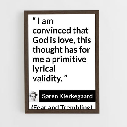ap-soren kierkegaard-3 cadre Bois foncé