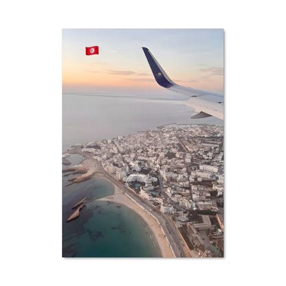 Poster Vue Aérienne de Tunis