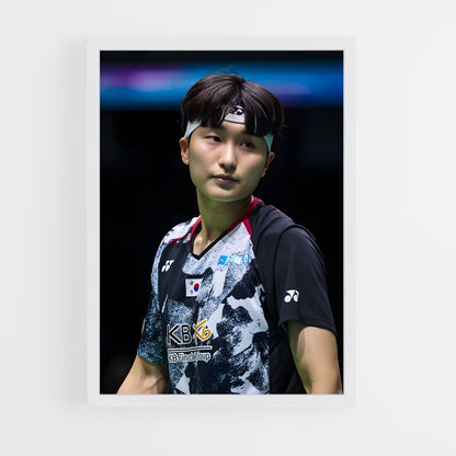 ap-south korea national badminton team-1 cadre Blanc