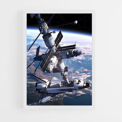 ap-space shuttle-7 cadre Blanc