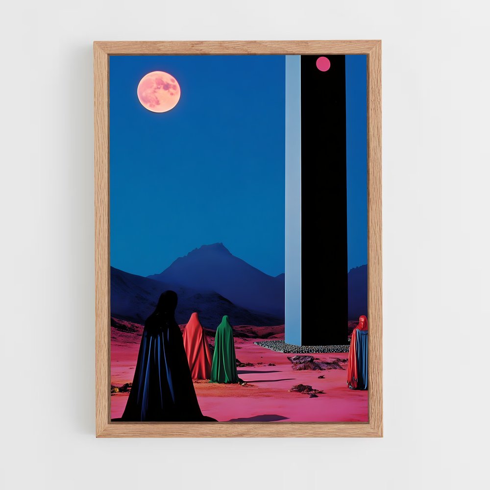 ap-space surrealism-2 cadre Bois clair