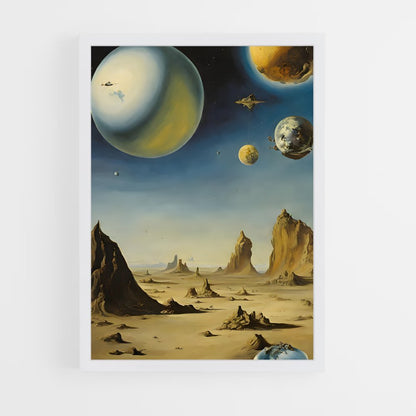 ap-space surrealism-4 cadre Blanc