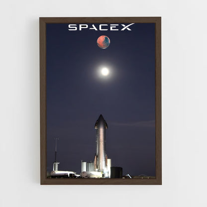 ap-spacex-13 cadre Bois foncé