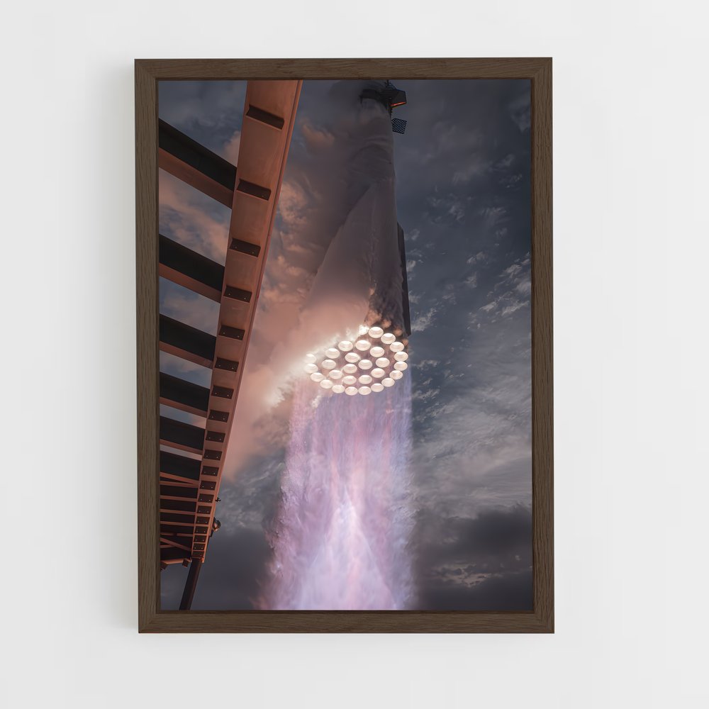 ap-spacex-15 cadre Bois foncé