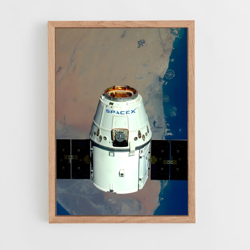 ap-spacex-18 cadre Bois clair