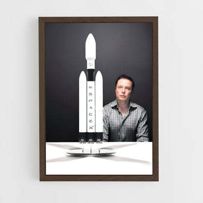 ap-spacex-20 cadre Bois foncé