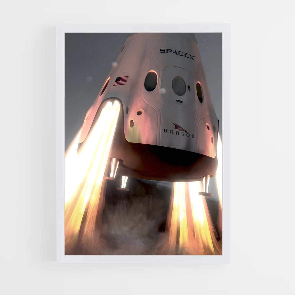ap-spacex-21 cadre Blanc
